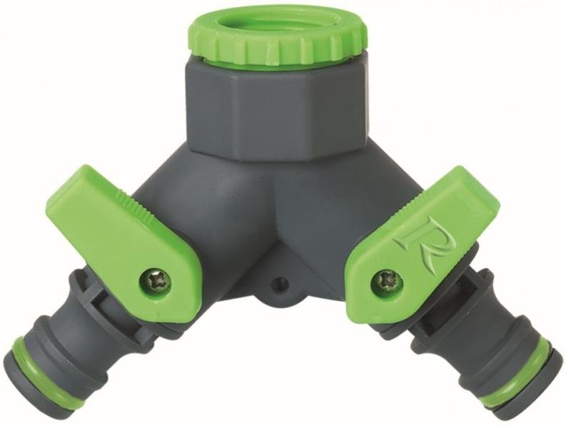 Nez de robinet sélecteur 2 circuits pour arrosage
