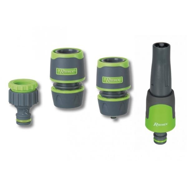 Kit lance d'arrosage réglable avec raccords rapides