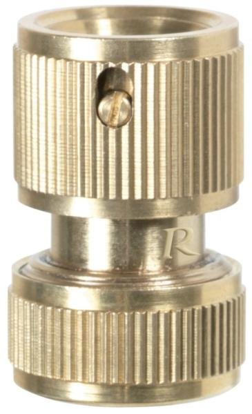 Raccord rapide libre laiton Ø 15 mm pour arrosage