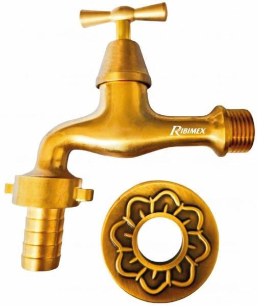 Robinet de jardin laiton ON/OFF 15x21 – Tuyau Ø15