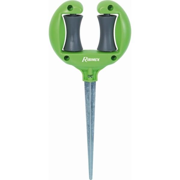 Guide tuyau d'arrosage sur pic pour jardin RIBIMEX