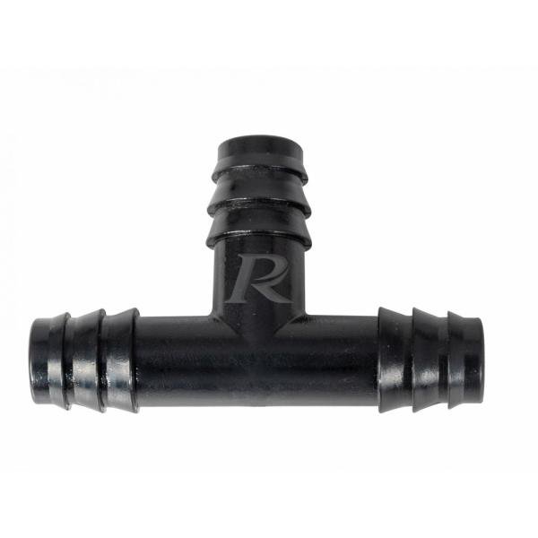 Té cannelé 13/16 mm micro-irrigation – Lot de 5