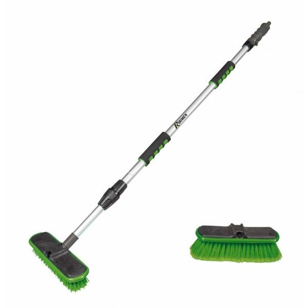 Balai brosse à eau télescopique 118 à 182 cm – 2 brosses