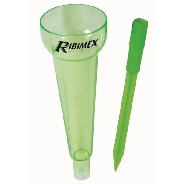 Pluviomètre de jardin gradué avec piquet RIBIMEX