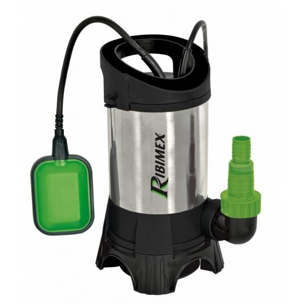 Pompe vide-cave eaux chargées Inox 750W – RIBIMEX