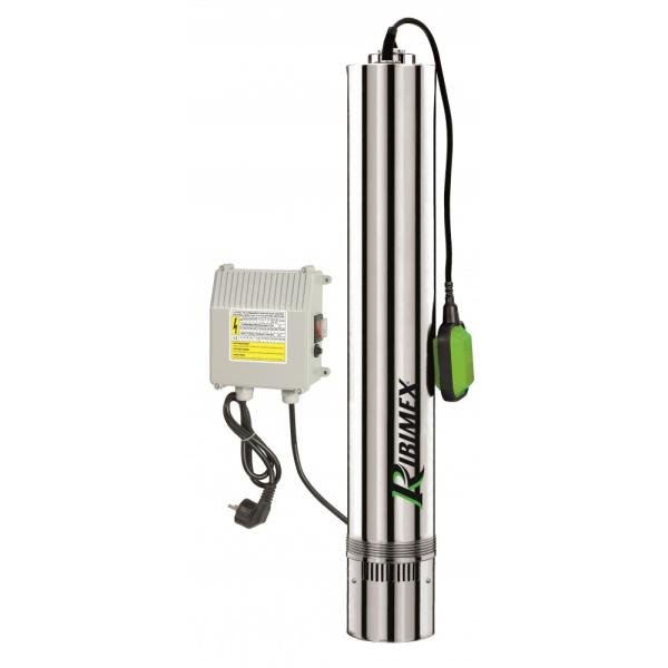 Pompe de puits immergée 1100 W 8000 L/h 6 turbines