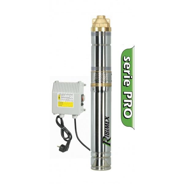 Pompe de forage grande profondeur 130 m 750 W à vis