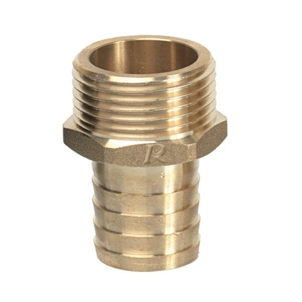 Raccord cannelé mâle laiton Ø 25 mm pour pompe