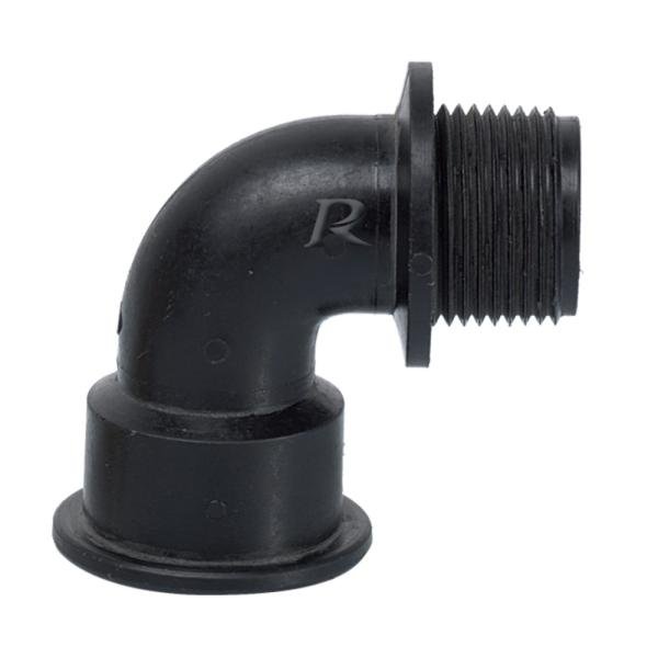 Raccord coudé Ø25 mâle/femelle pour pompe RIBIMEX