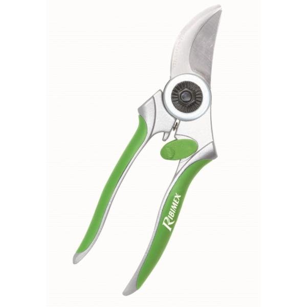 Sécateur courbe 175 mm inox vert RIBIMEX | RACINE