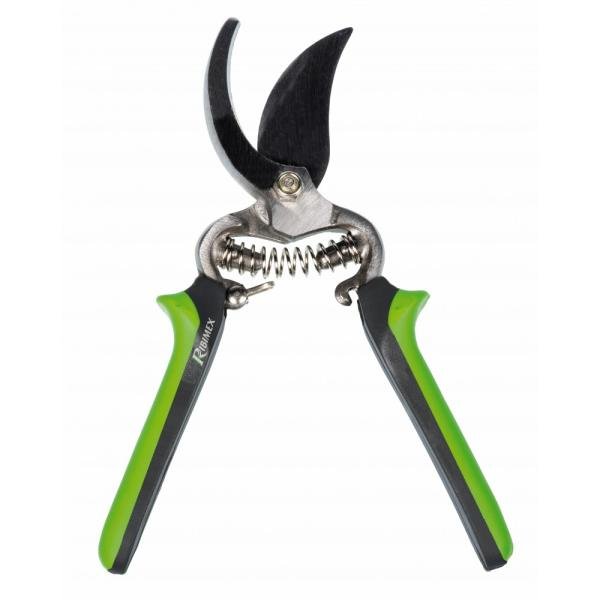Sécateur de jardin courbe 200 mm bimatière RIBIMEX